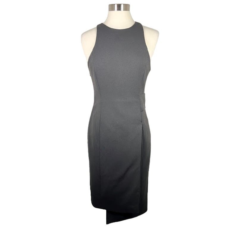 NEW! N/Nicholas T.J Maxx Halter Sheath Dress 10 Charcoal Gray Sleeveless Work